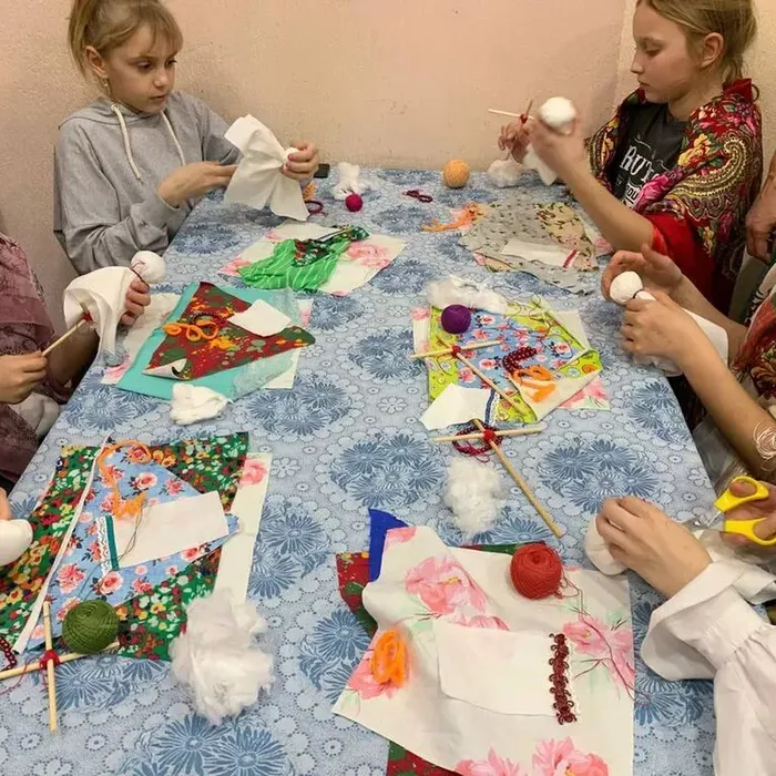 Мастер-класс по ДПИ "Кукла Домашняя Масленица", ДК с. Джигинка