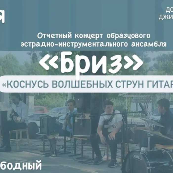 Отчетный концерт эстрадно-инструментального ансамбля "Бриз"