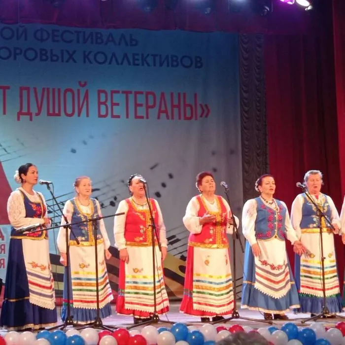 Участие в Краевом фестивале вокально-хоровых коллективов «Не стареют душой ветераны»