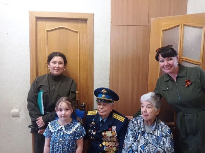 Джигинская, поздравление ветерана